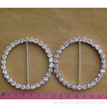 rhinestone diamante round buttons buckles